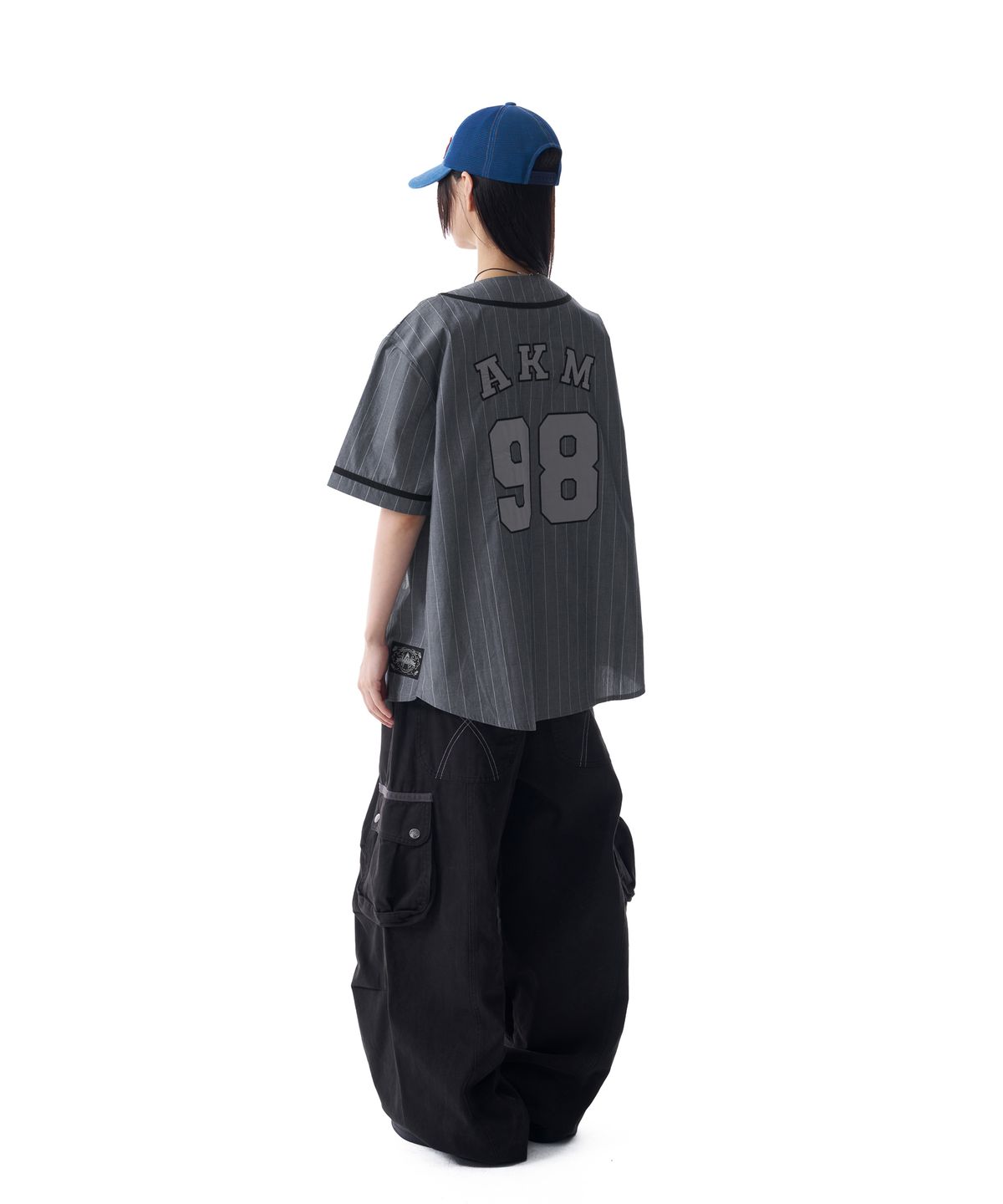 아캄(AAKAM) Cotton Baseball Jersey (Gray)
