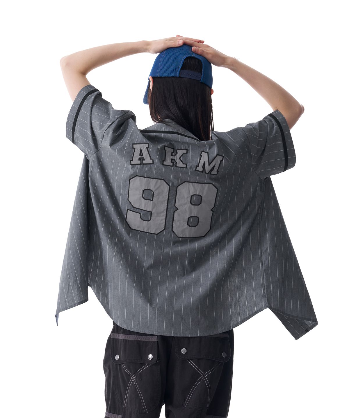 아캄(AAKAM) Cotton Baseball Jersey (Gray)