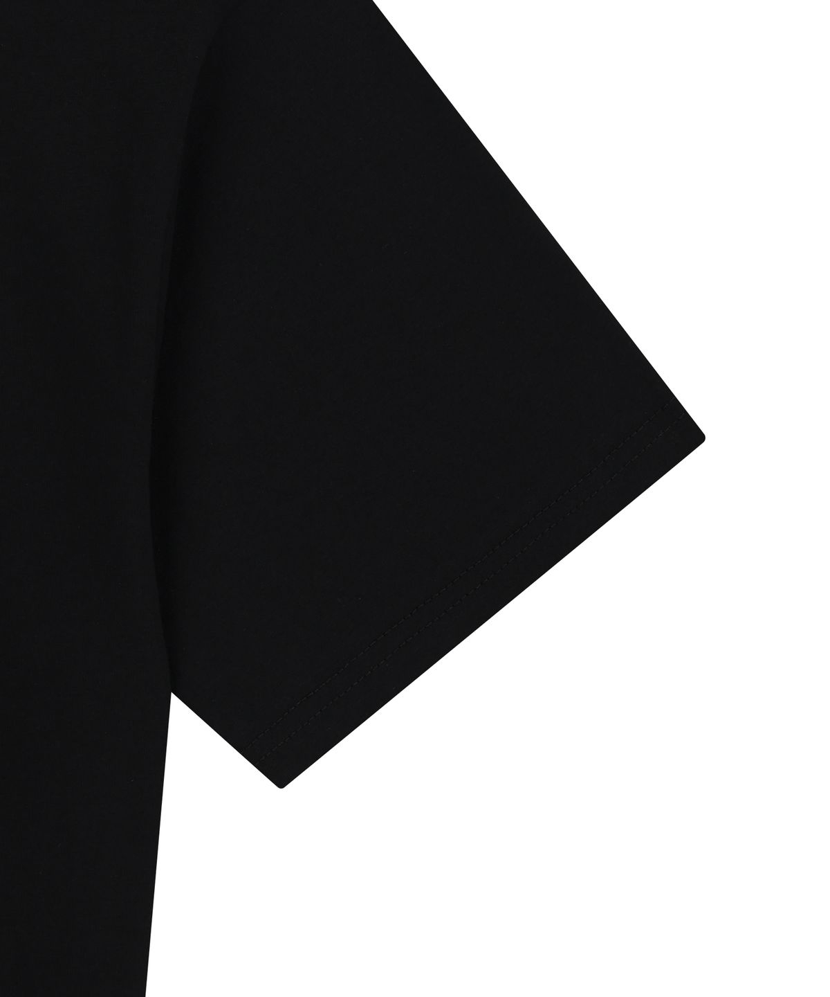 아캄(AAKAM) [2PACK] Fitted Half Top (Black)