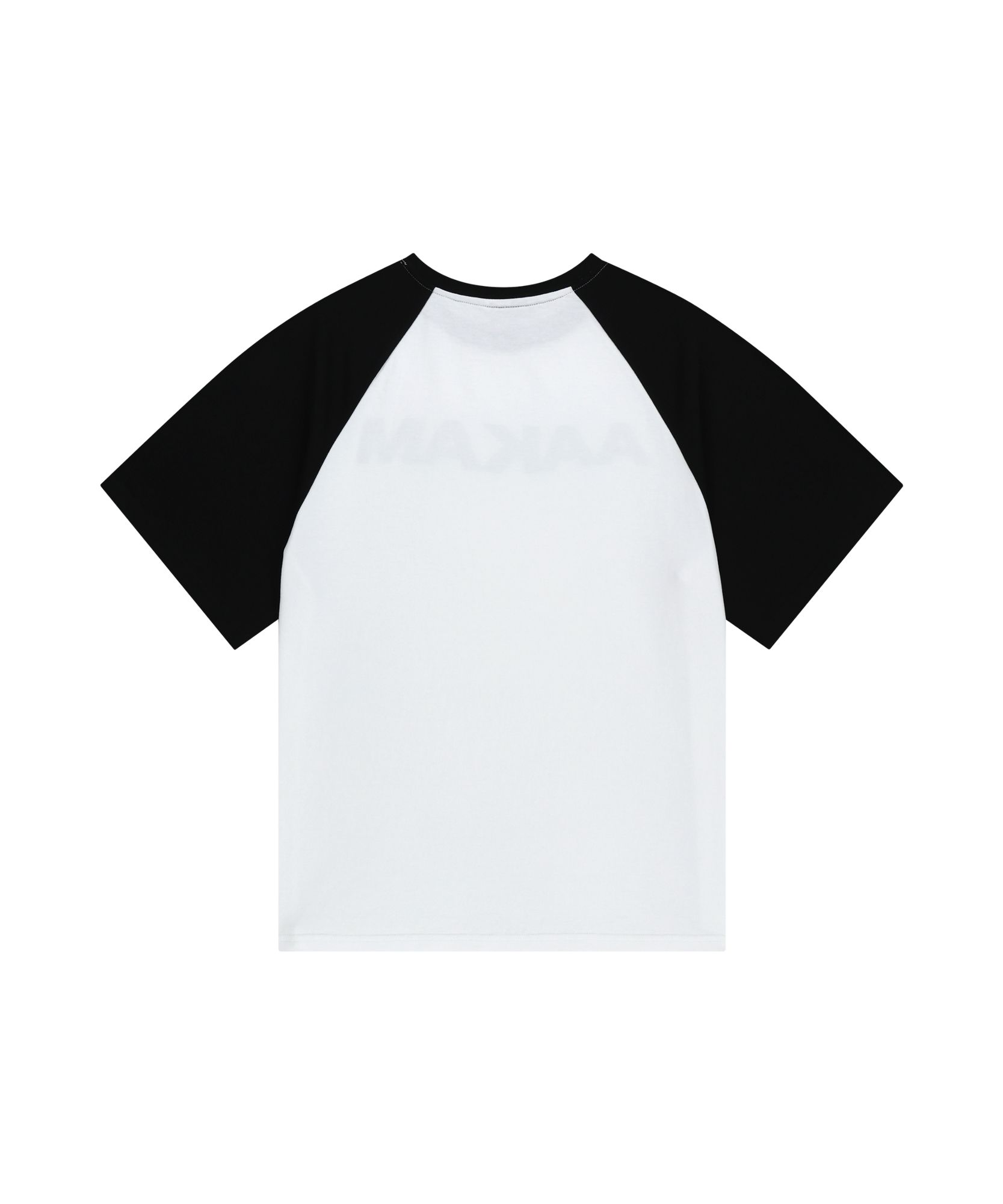 Tシャツ・カットソー AAKAM AKM Rhinestone Raglan Half Top 5SH067 MUSINSA | AAKAM AKM Rhinestone Raglan Half Top (White)