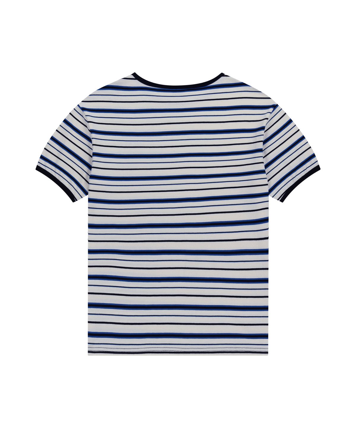 아캄(AAKAM) Striped Ringer Top (Ivory-Blue)