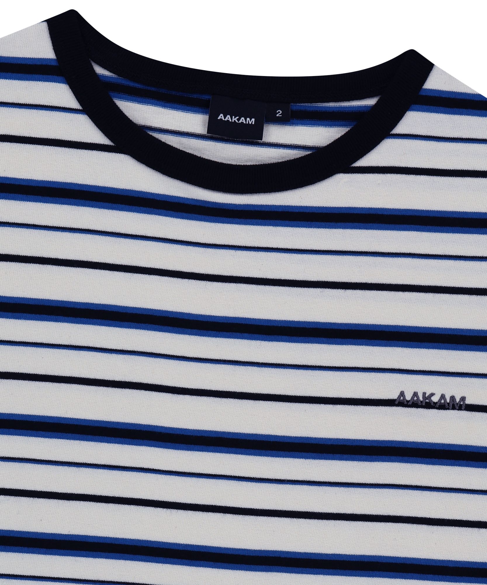 ●AAKAM● 25SS Striped Ringer Top MUSINSA | AAKAM Striped Ringer Top (Ivory-Blue)