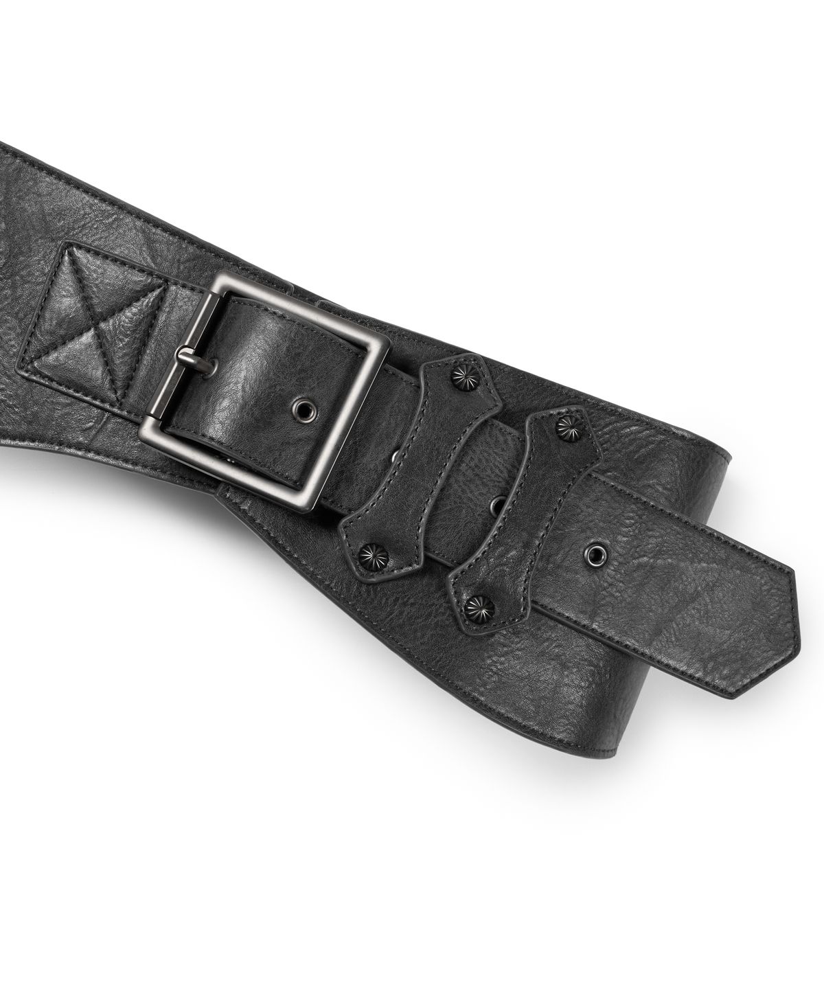 아캄(AAKAM) Studded Belt Bag (Black)