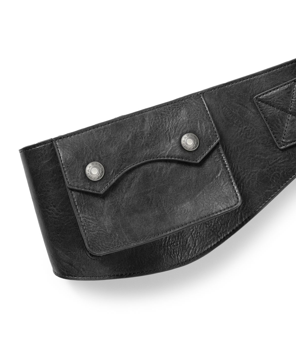 아캄(AAKAM) Studded Belt Bag (Black)