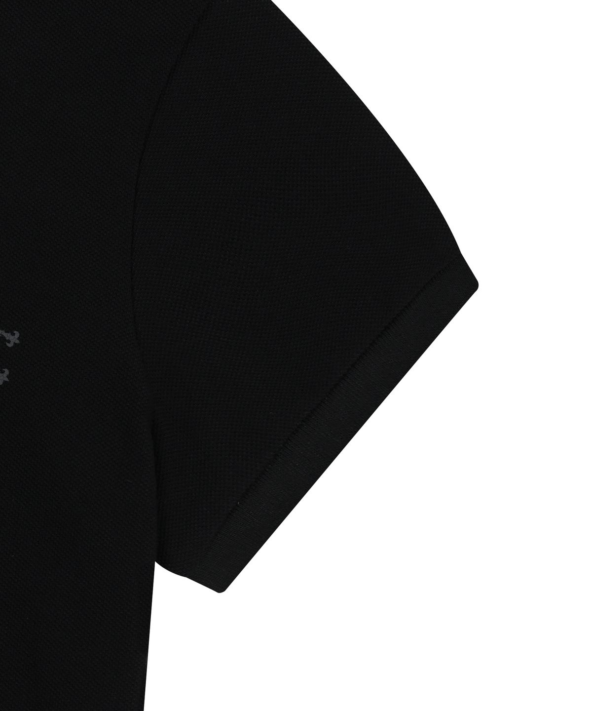 아캄(AAKAM) Crack Printed PK T-Shirts (Black)