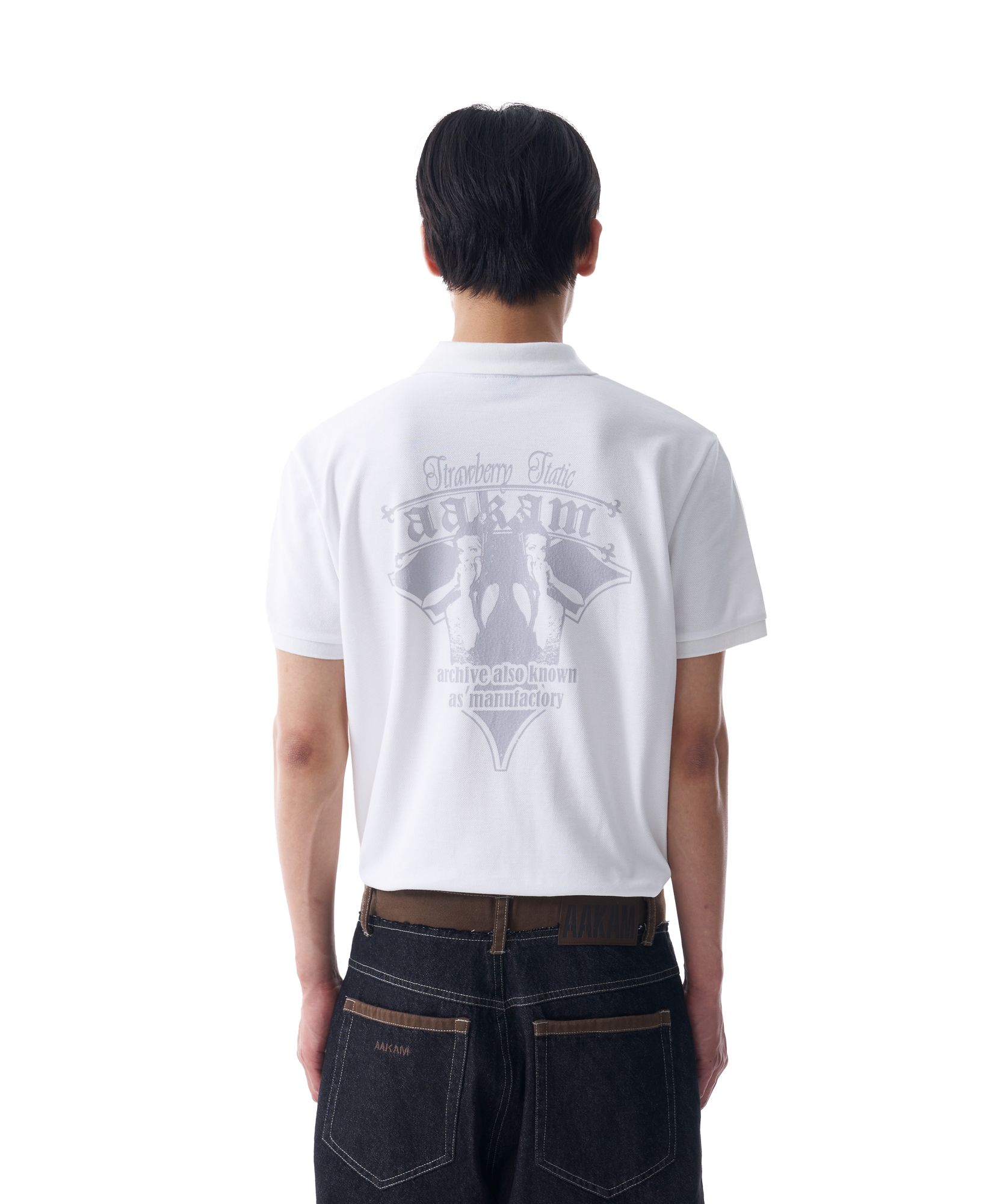 ポロシャツ AAKAM Crack Printed PK T-Shirts 5SH062 MUSINSA公式 | AAKAM Crack Printed PK T-Shirts (White)