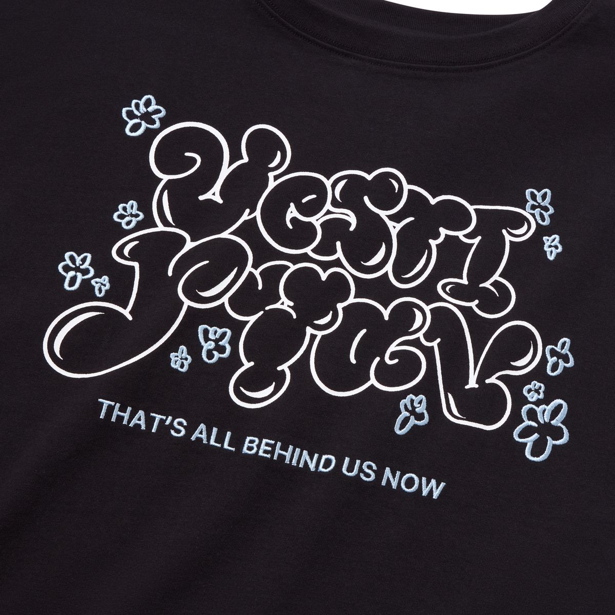 베스티리아(VESTIRYA) Lovely Bubble Crop T-shirts Black