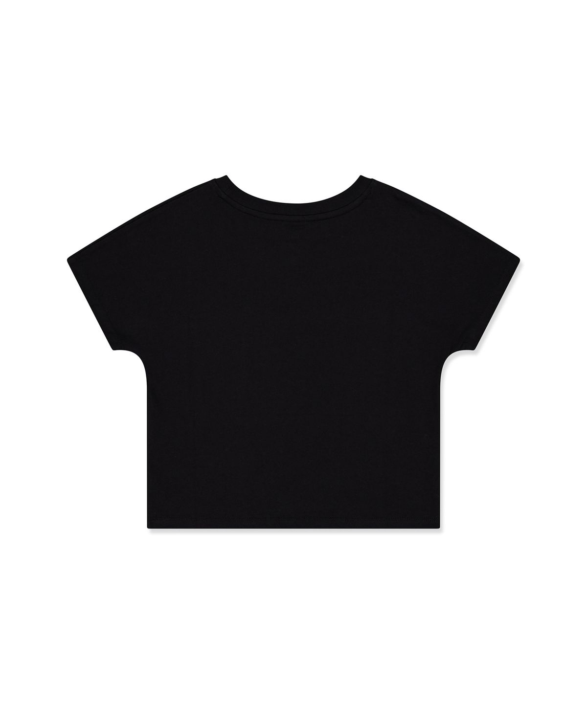 베스티리아(VESTIRYA) Lovely Bubble Crop T-shirts Black