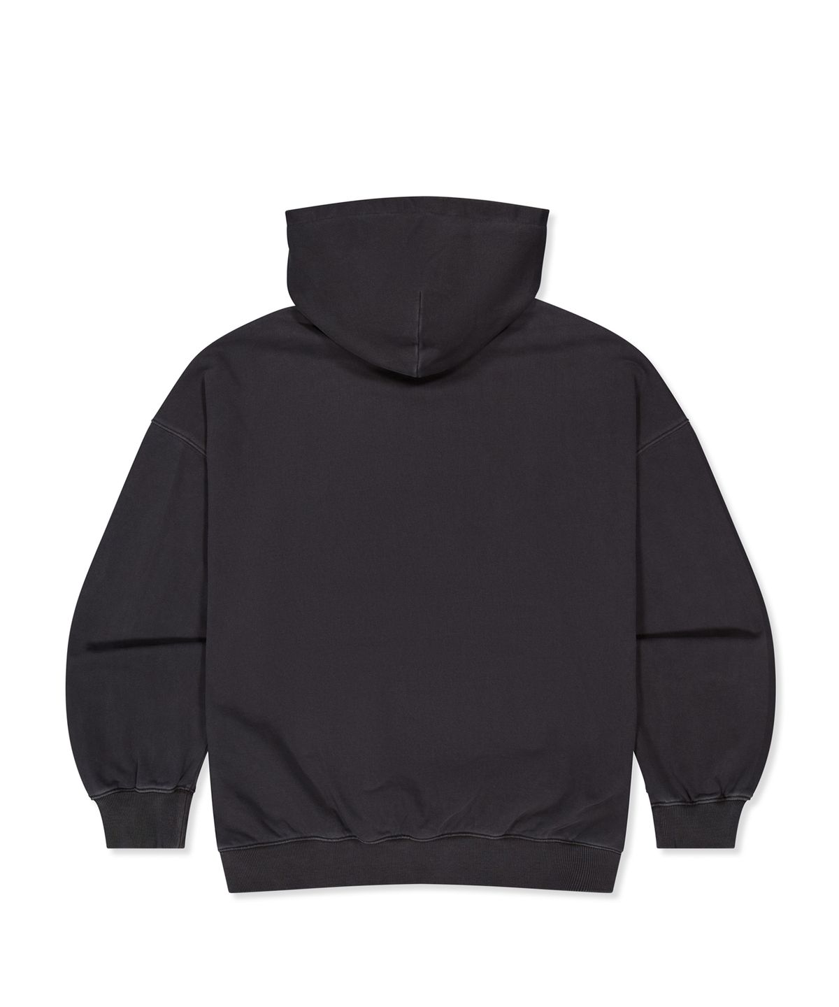 베스티리아(VESTIRYA) Heritage Arch Logo Over fit Hoodie Charcoal