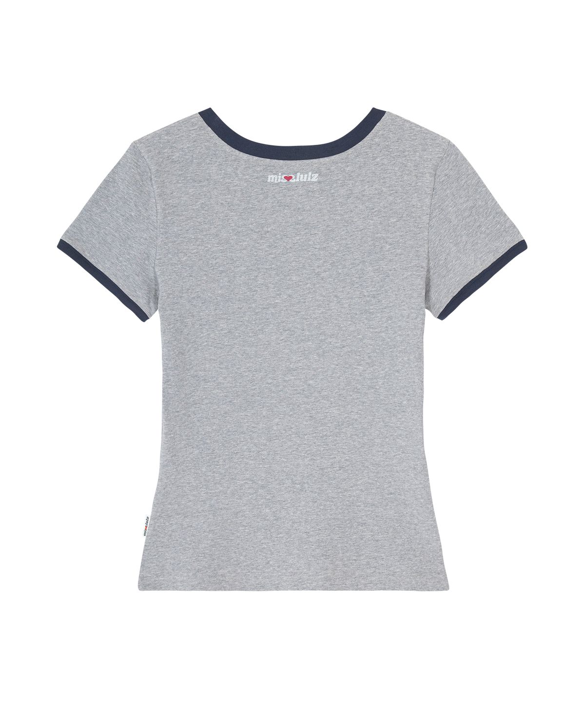 미스룰즈(MISSLULZ) Future Friend Slim Fit T-Shirt Melange Grey