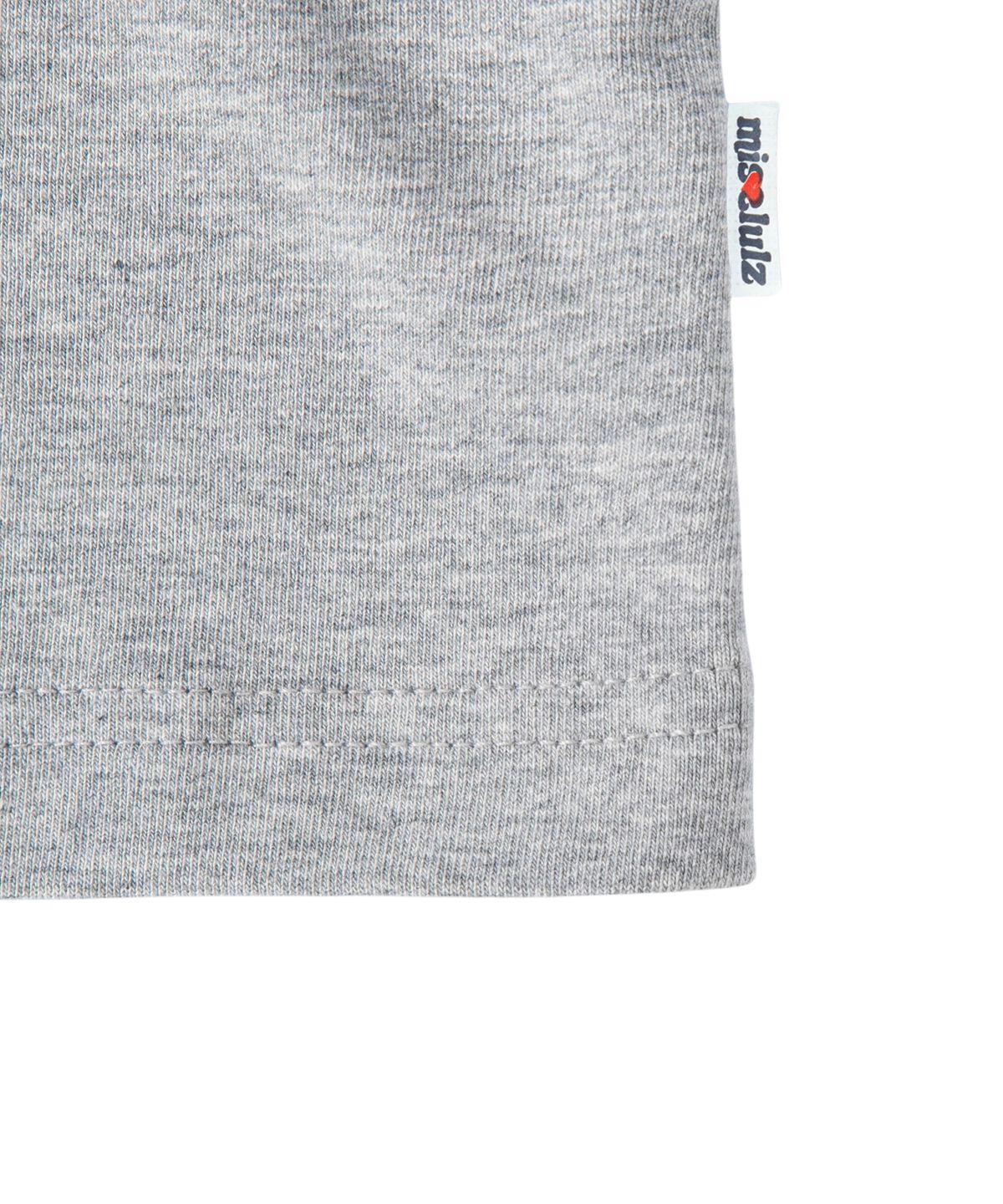 미스룰즈(MISSLULZ) Future Friend Slim Fit T-Shirt Melange Grey