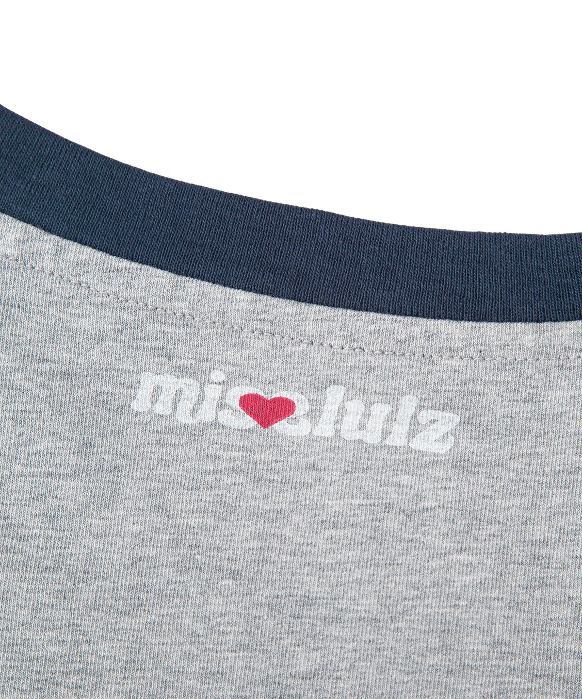 미스룰즈(MISSLULZ) Future Friend Slim Fit T-Shirt Melange Grey