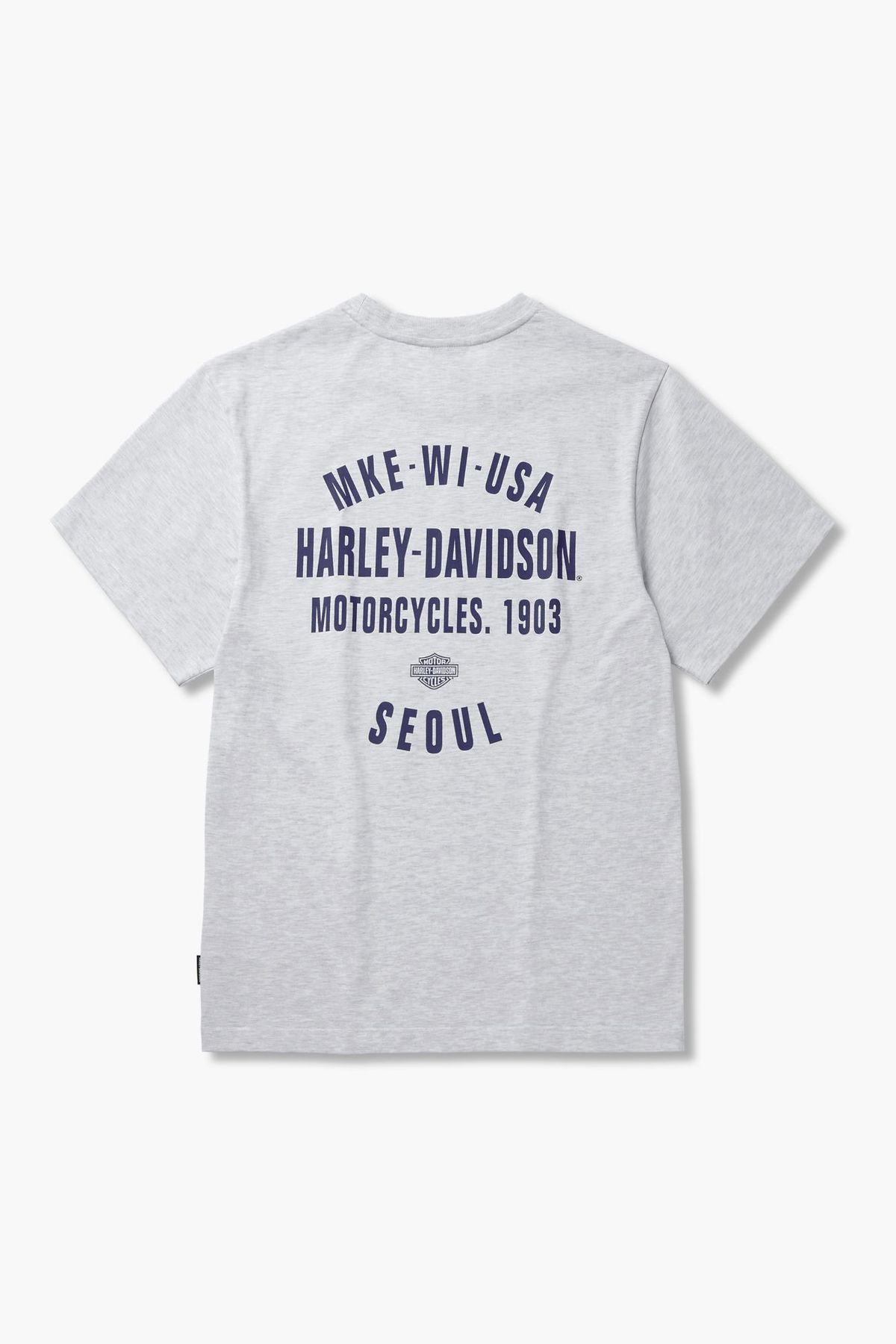 할리데이비슨 컬렉션스®(HARLEY-DAVIDSON COLLECTIONS®) No1 MKE SEOUL 티셔츠 _멜란지 그레이 HH15111303