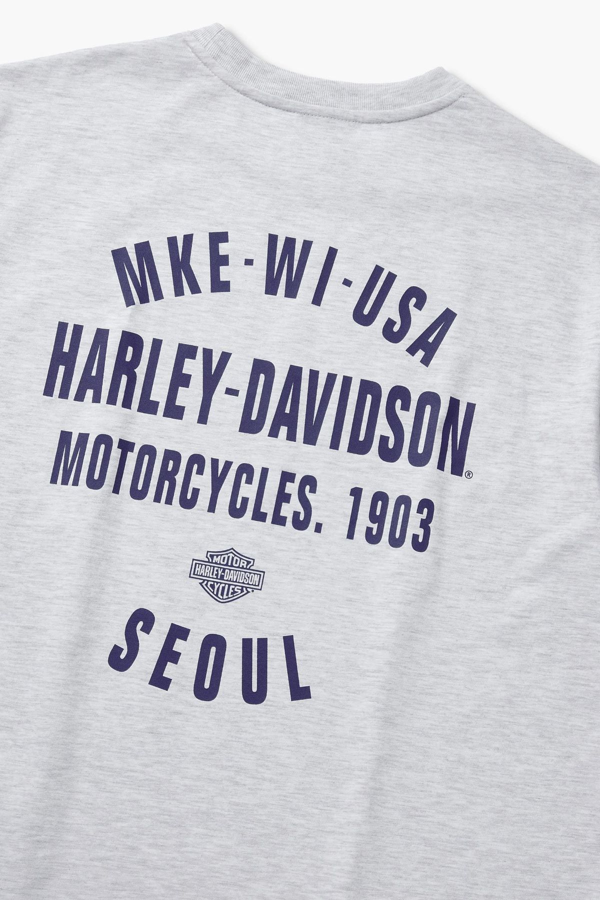 할리데이비슨 컬렉션스®(HARLEY-DAVIDSON COLLECTIONS®) No1 MKE SEOUL 티셔츠 _멜란지 그레이 HH15111303