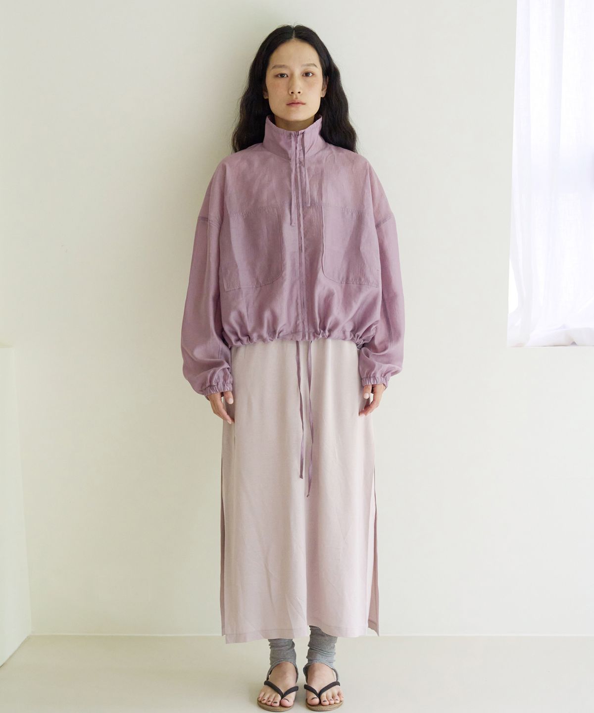 차마스포츠랩(CHAMASPORTSLAB) CSL_Oganza Jacket_Sea Fog