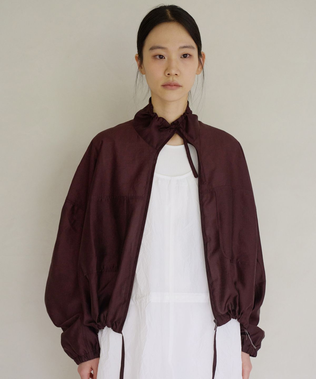 차마스포츠랩(CHAMASPORTSLAB) CSL_Oganza Jacket_Chocolate Plum