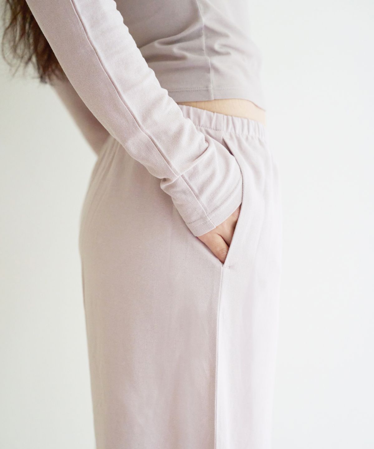 차마스포츠랩(CHAMASPORTSLAB) CSL_Hanji Pants_Gray Lilac