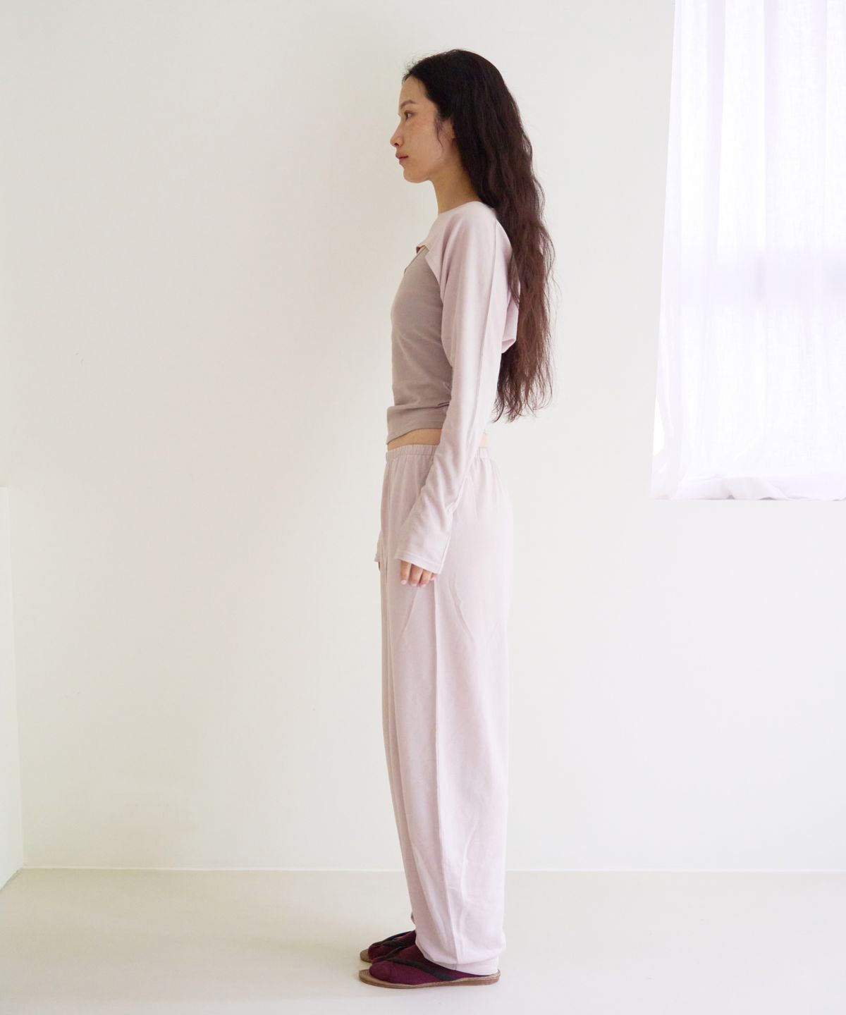 차마스포츠랩(CHAMASPORTSLAB) CSL_Hanji Pants_Gray Lilac