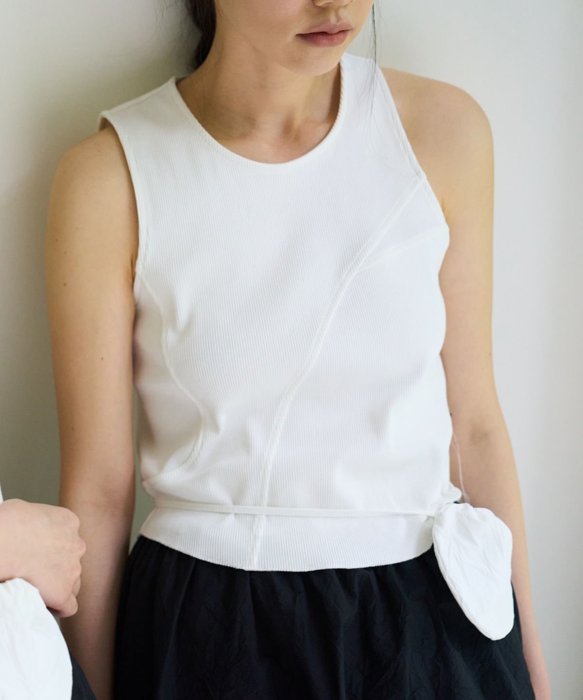 차마스포츠랩(CHAMASPORTSLAB) CSL_Mipa Rib Tank Top_White