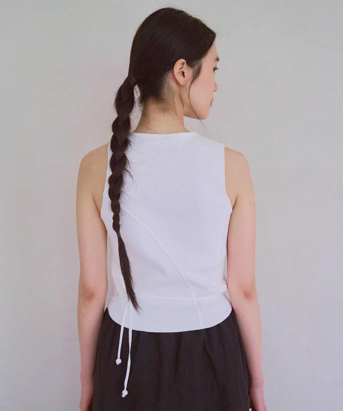 차마스포츠랩(CHAMASPORTSLAB) CSL_Mipa Rib Tank Top_White