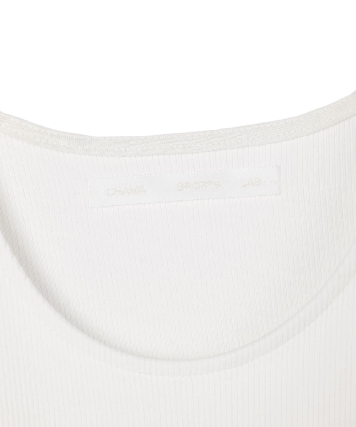 차마스포츠랩(CHAMASPORTSLAB) CSL_Mipa Rib Tank Top_White
