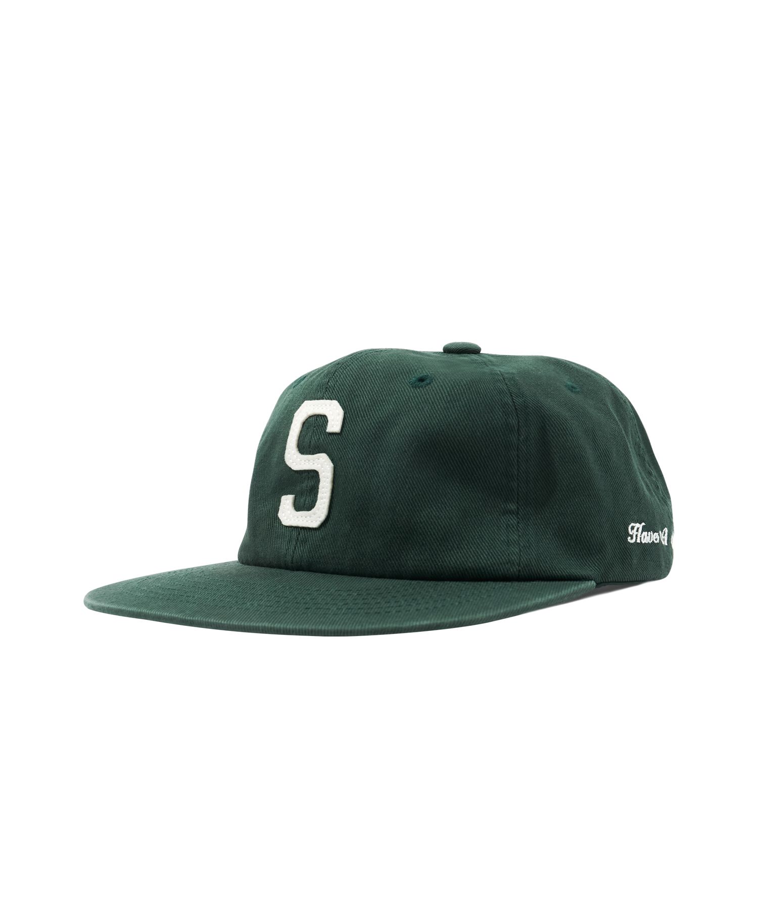 【HELLO SUNRISE】H LOGO COTTON RELAXED FIT 6PANEL CAP 3色 헬로선라이즈 S 로고 코튼 릴랙스 핏 6패널 캡_딥 블루 | Hello