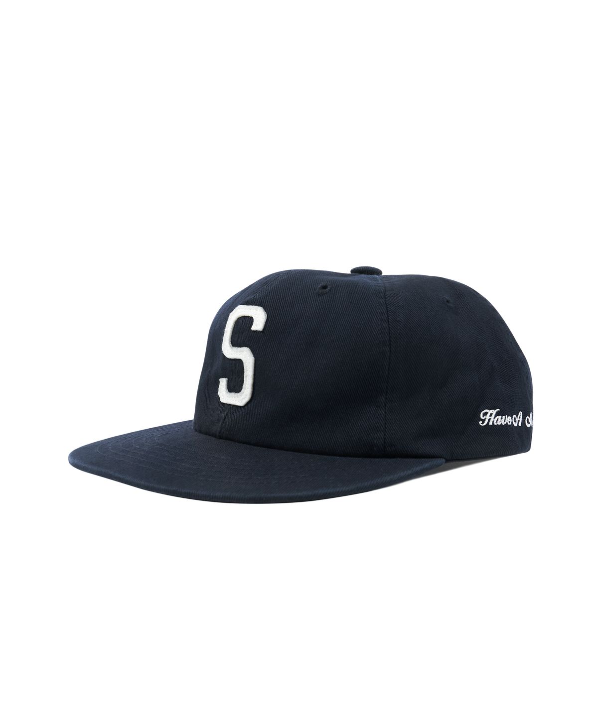 헬로 선라이즈(HELLO SUNRISE) S Logo Cotton Relaxed Fit 6Panel Cap_Deep Navy