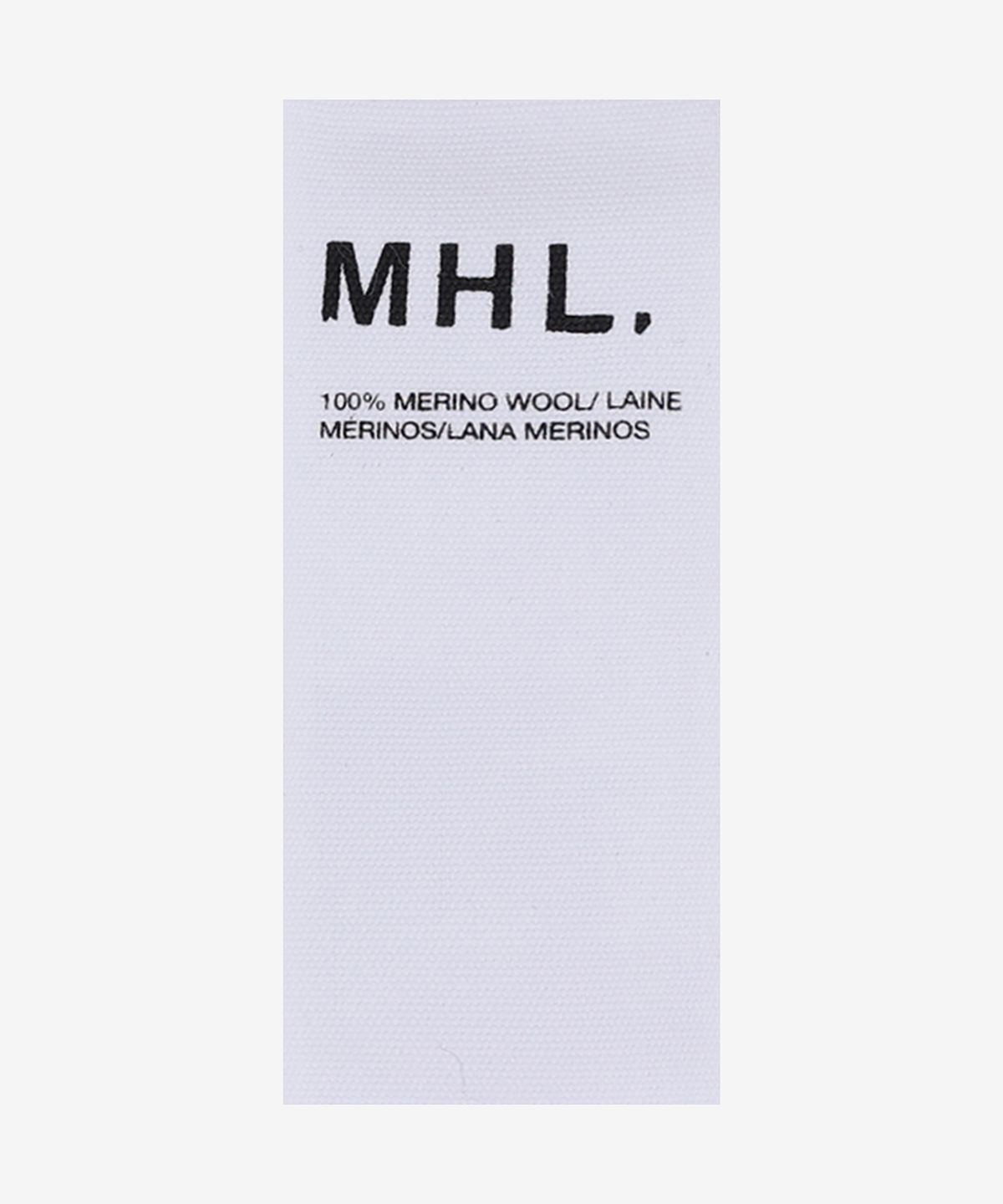 마가렛 호웰(MHL MARGARET HOWELL) 와이드 넥 메리노 울 니트 - 잉크 / MHKN0504S25MAHINK
