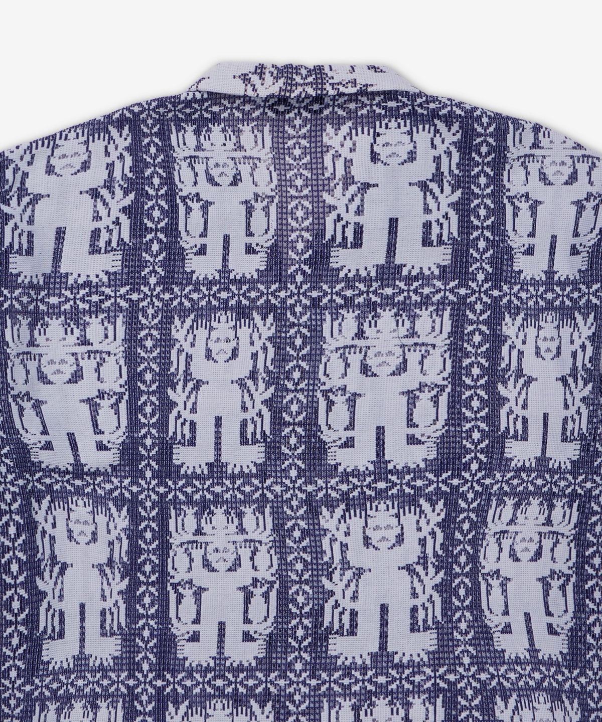 사스콰치패브릭스(SASQUATCHFABRIX) 아뮬렛 레이스 셔츠 - 네이비 / 25SSSY500102
