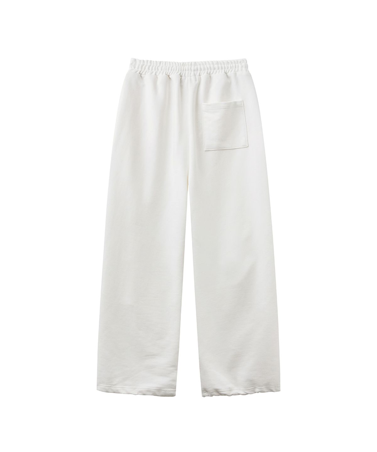 렌세(RENSE) Damage Sweat Pants White