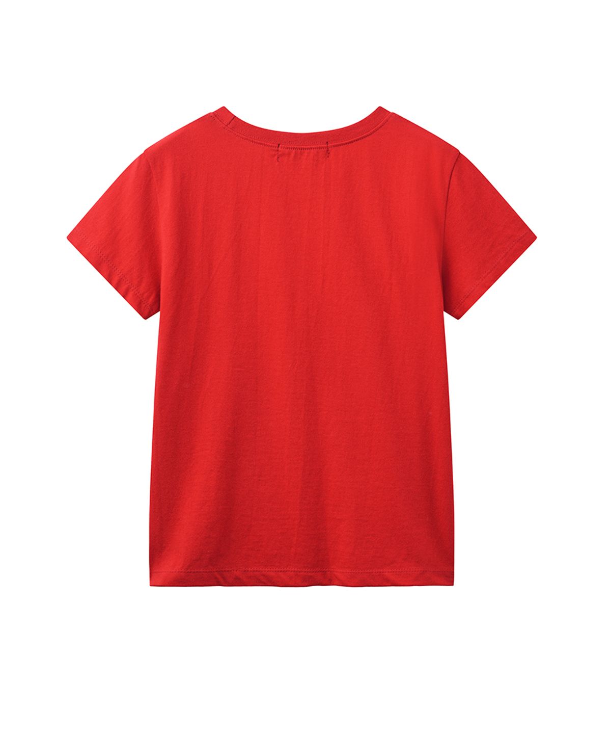 렌세(RENSE) Star Print Slim Fit T-shirt Red