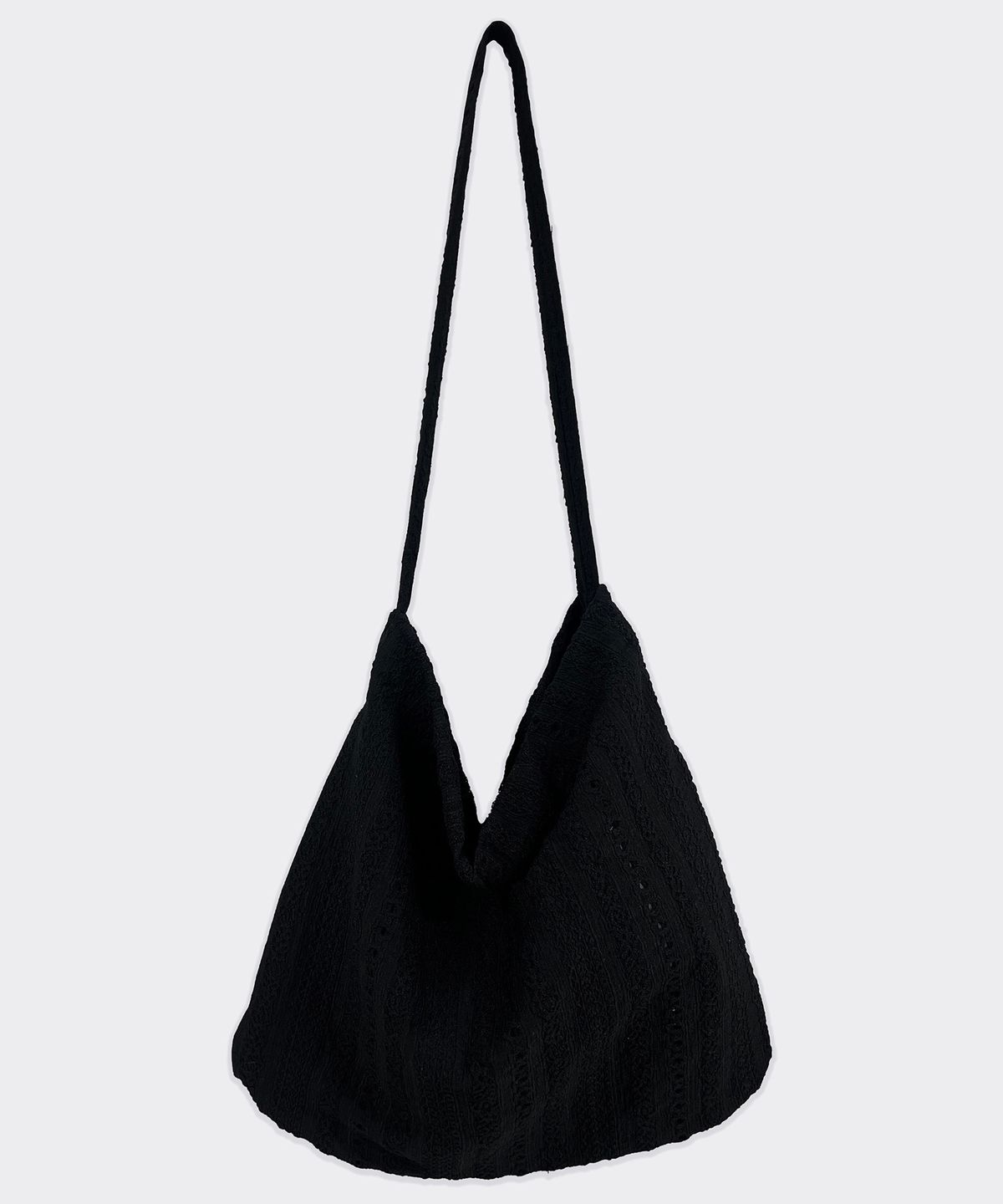 에이오엑스(AOX) Lace Shoulder Bag Black