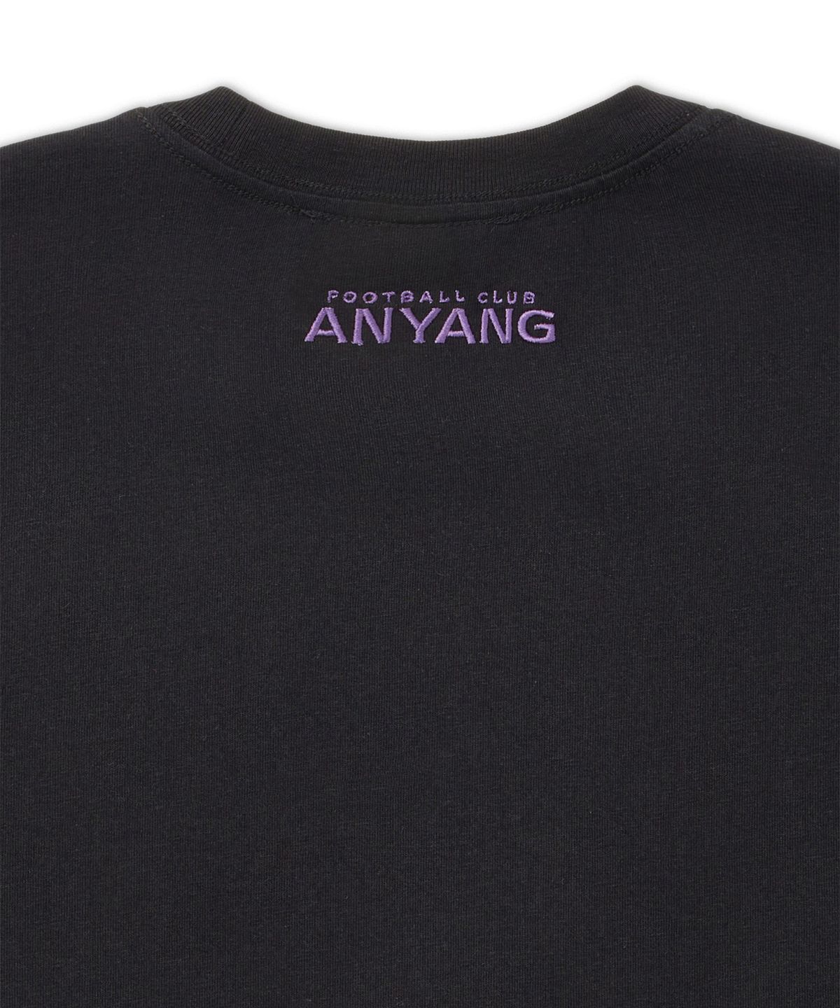 FC안양(FC ANYANG) 무신사 X FC안양 25 반소매 티셔츠 블랙