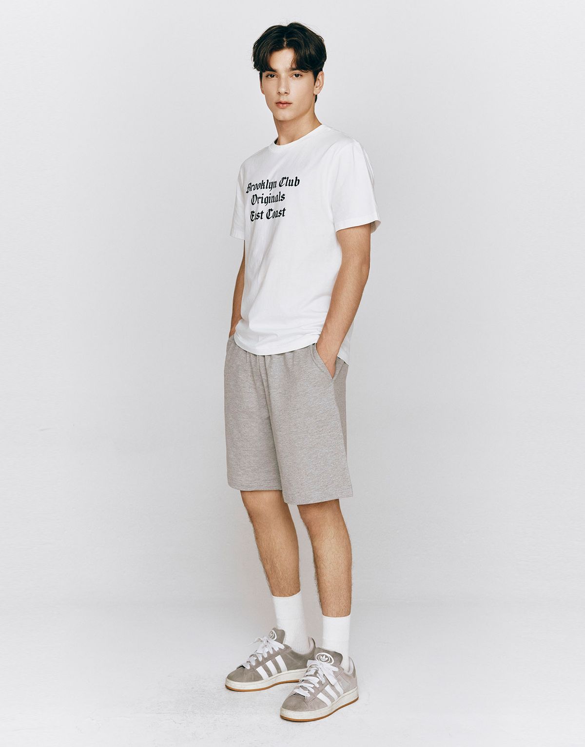 지오다노(GIORDANO) 버뮤다 스웨트 쇼츠 105416 [4color]