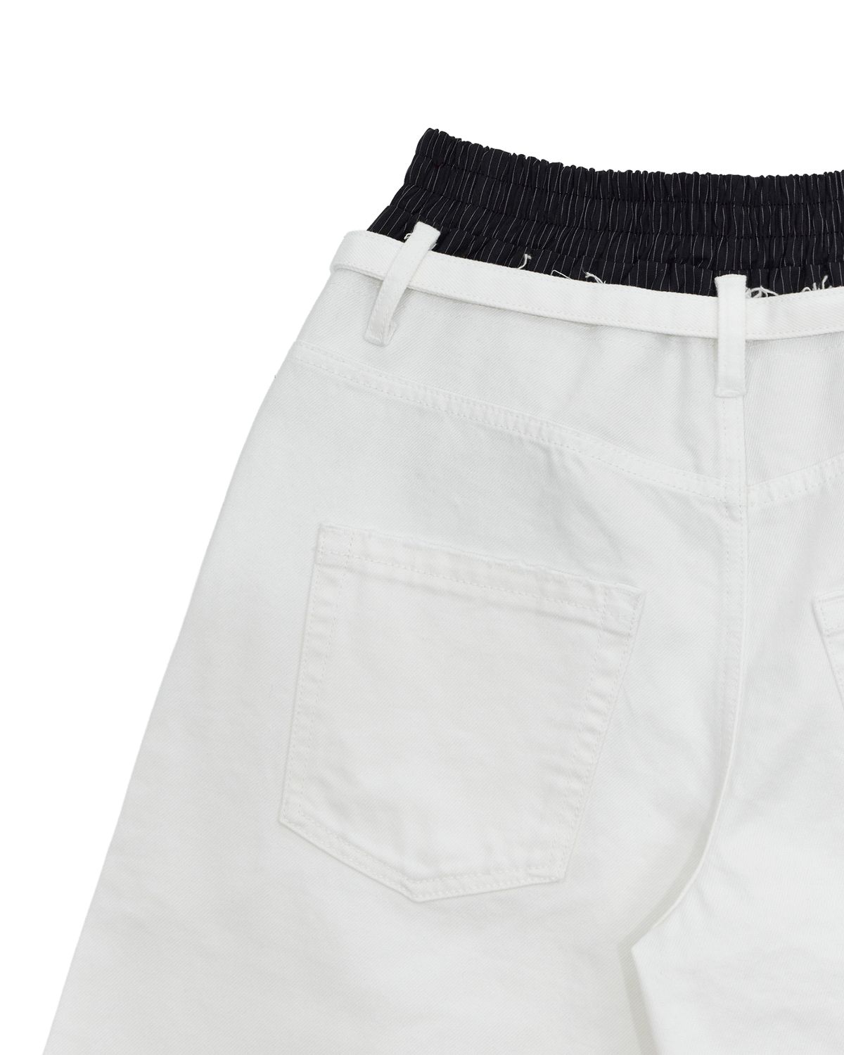 노 엑스트라 터치(NO EXTRA TOUCH) Belted Easy Trunk Denim / 25SMPT002WH