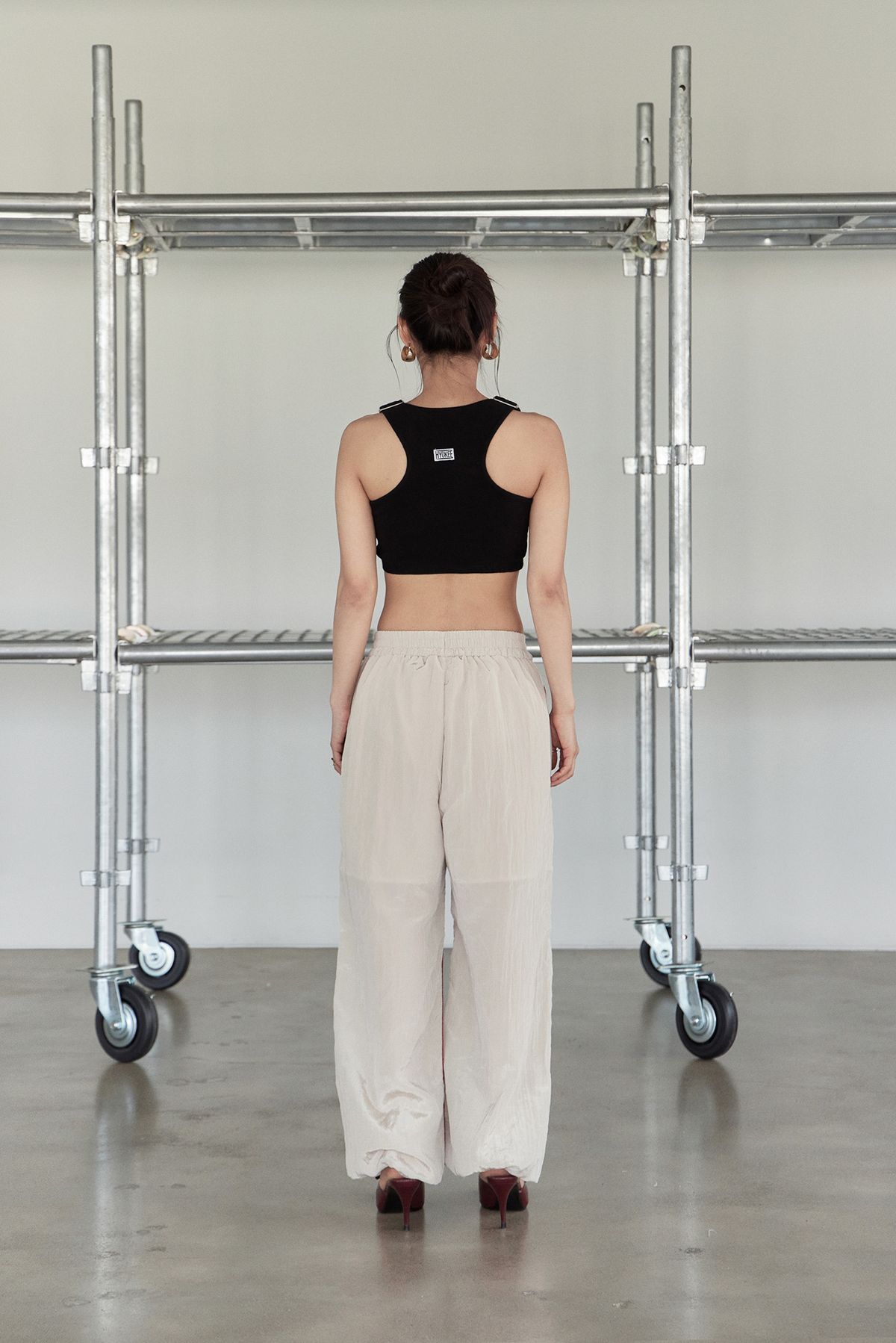노 엑스트라 터치(NO EXTRA TOUCH) Summer Piping Pants (Latte, Wine) / 25SMPT005WI