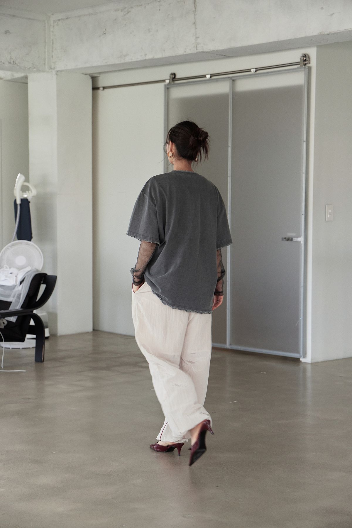 노 엑스트라 터치(NO EXTRA TOUCH) Summer Piping Pants (Latte, Wine) / 25SMPT005WI