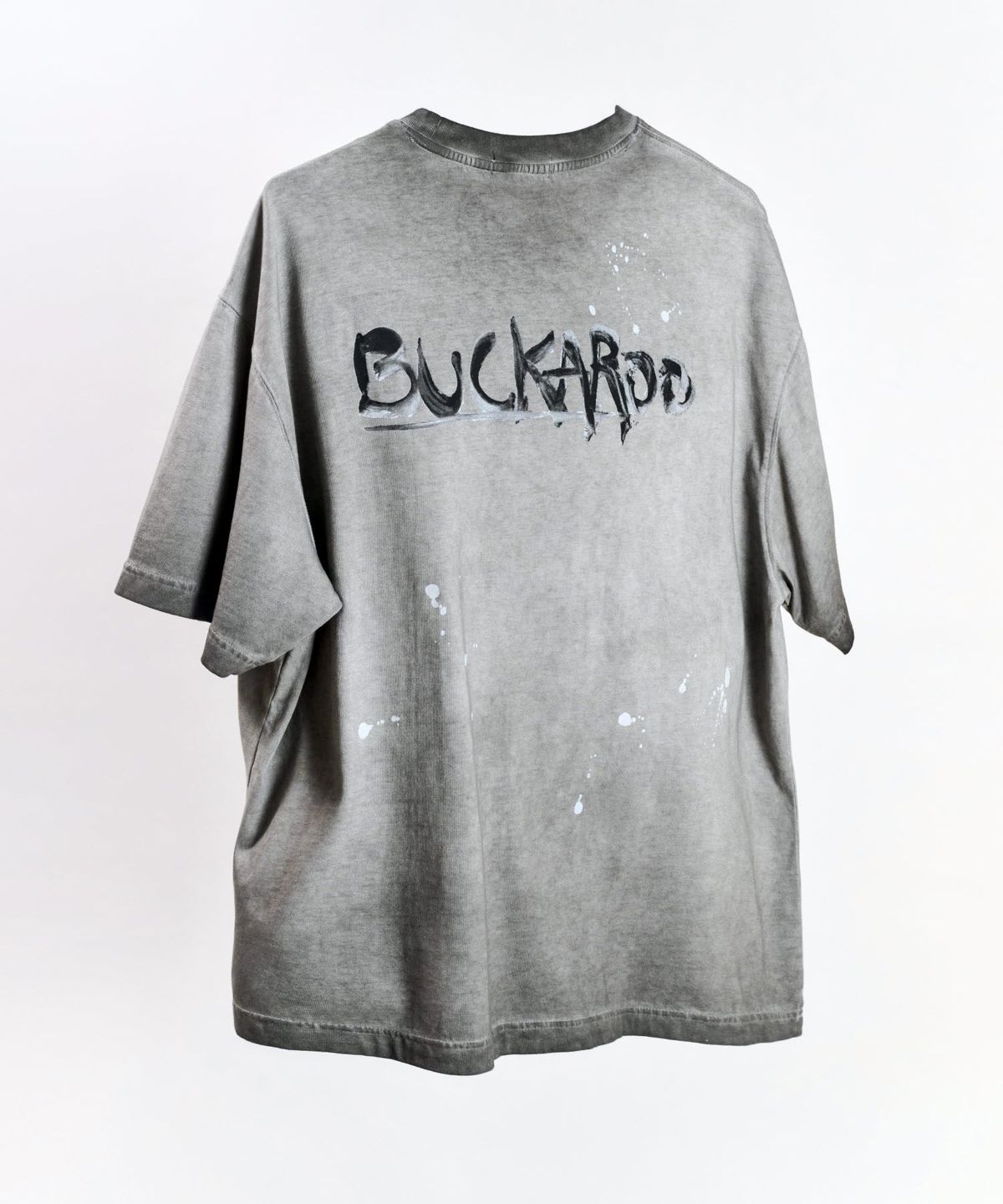 버커루(BUCKAROO) 페인팅 아트웍 반팔 티셔츠 그레이