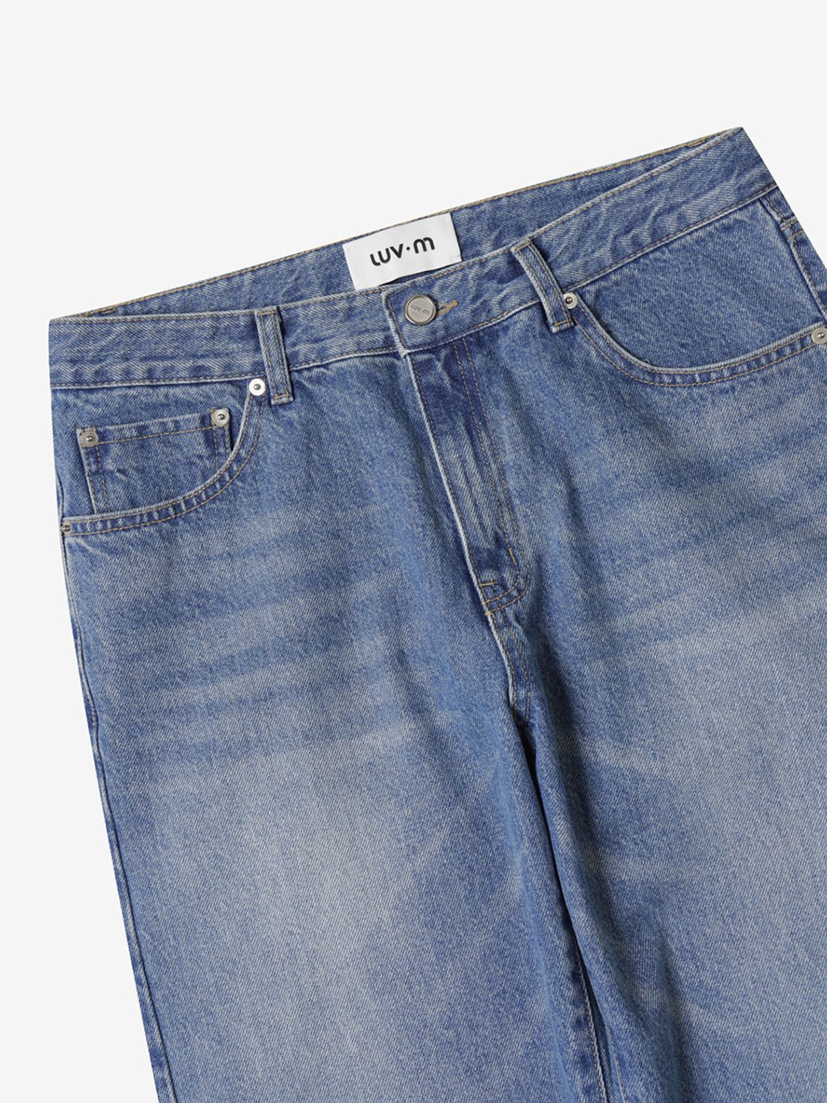 엘유브이엠(LUVM) WIDE DENIM PANTS FOR MEN_BLUE