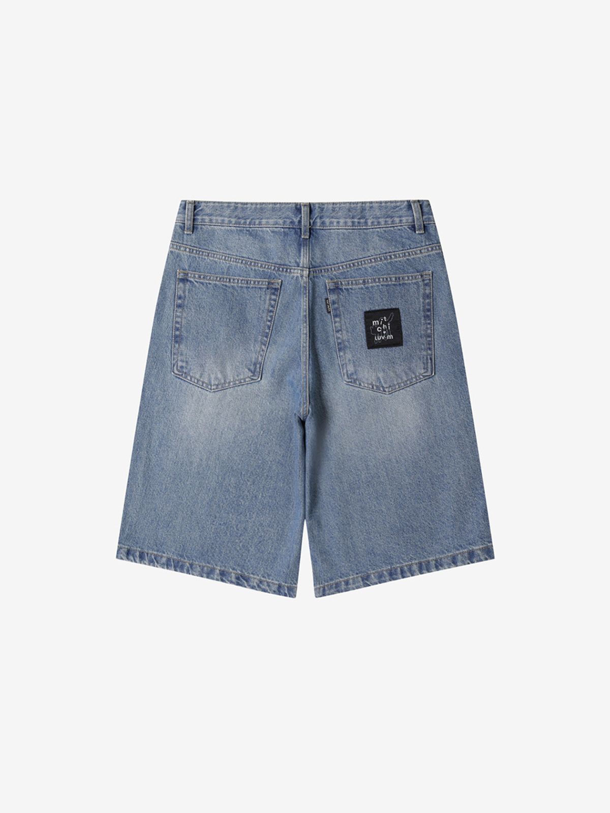 엘유브이엠(LUVM) DENIM BERMUDA PANTS FOR MEN_BLUE