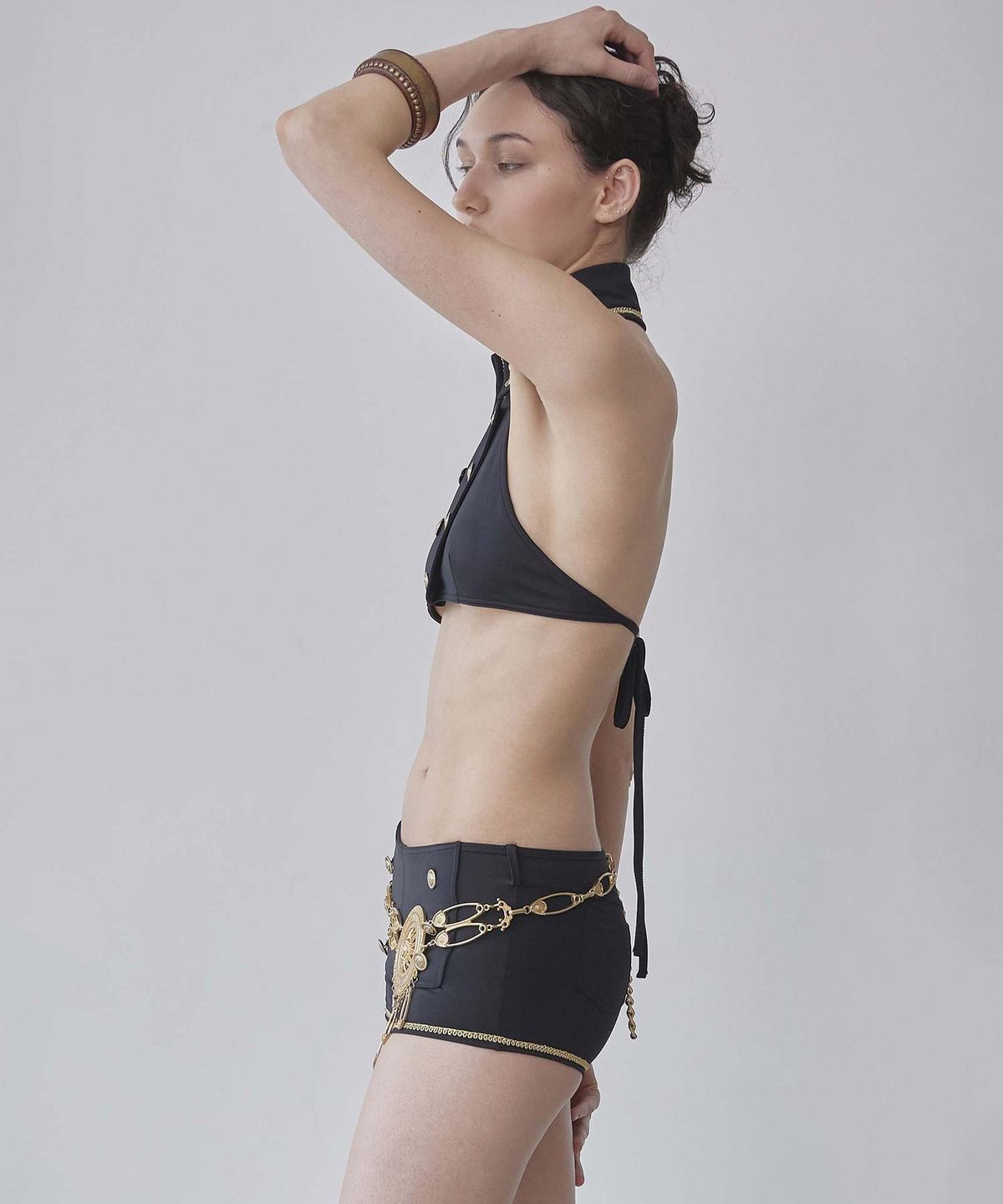 스컬프터(SCULPTOR) Navy Bikini Black