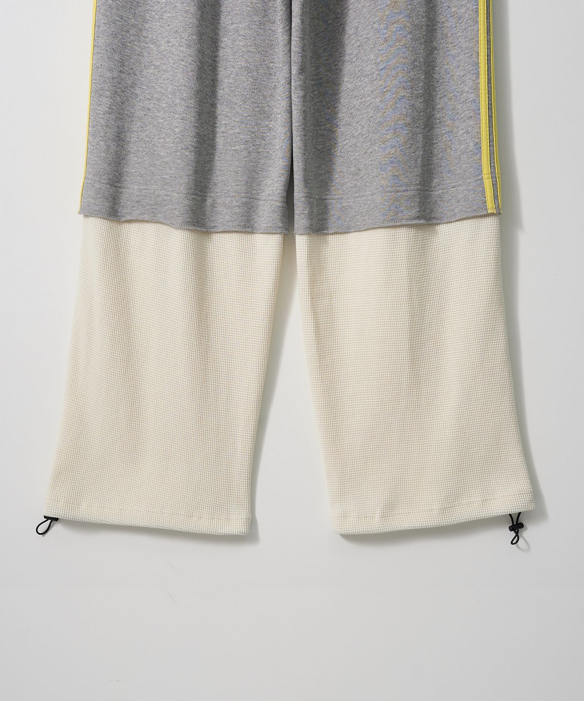 가먼츠팹(GARMENTS FAB) Binding Layered Sweatpants (MELANGE GRAY)