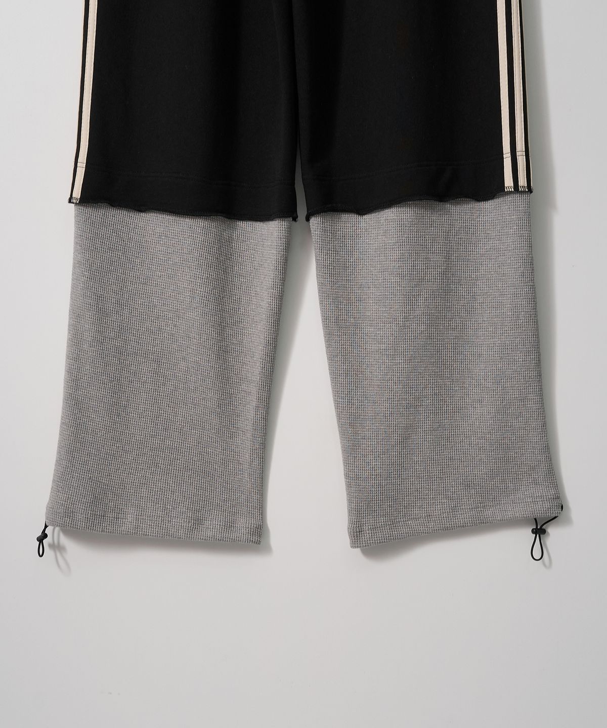 가먼츠팹(GARMENTS FAB) Binding Layered Sweatpants (BLACK)