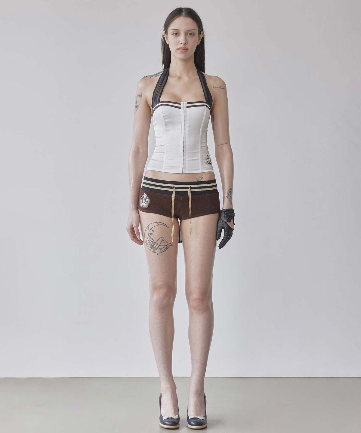 스컬프터(SCULPTOR) Marine Terry Shorts Brown