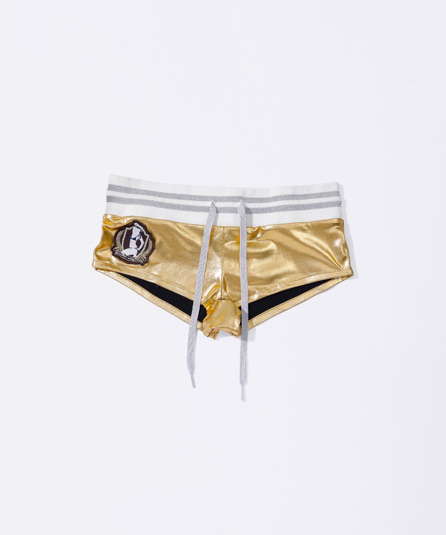★SCULPTOR★ Marine llic Shorts llic Gold SC25S449YE MUSINSA | SCULPTOR Marine Metallic Shorts Metallic Gold