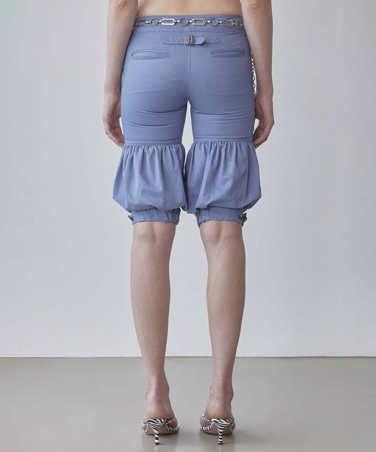 스컬프터(SCULPTOR) Balloon Capri Pants Blue