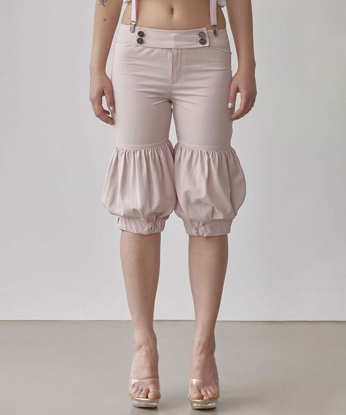 스컬프터(SCULPTOR) Balloon Capri Pants Baby Pink