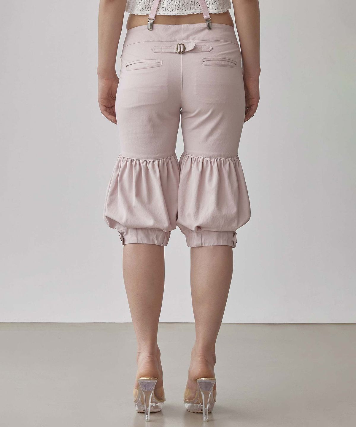 스컬프터(SCULPTOR) Balloon Capri Pants Baby Pink
