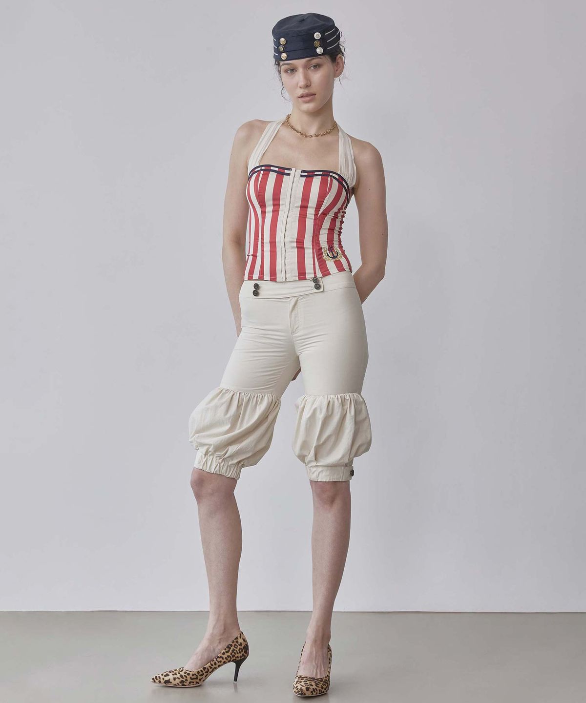 스컬프터(SCULPTOR) Balloon Capri Pants Raw