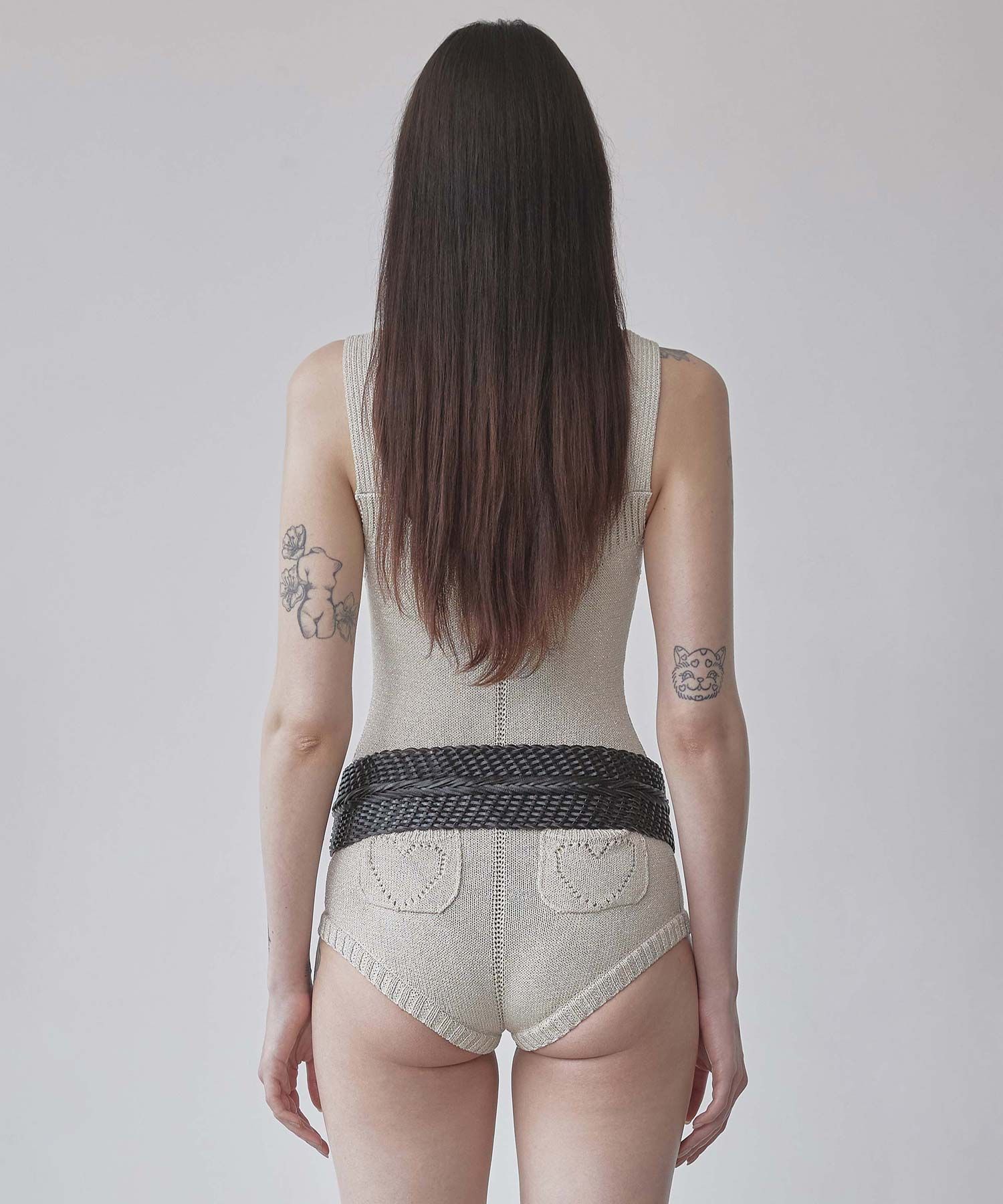 無料配送 ◆ Sculptor ◆ Overalls Knitted Bodysuit MUSINSA | SCULPTOR Overalls Knitted Bodysuit Raw
